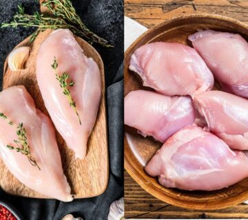 تفاوت ران و سینه مرغ از نظر پروتئین و کالری چیست؟