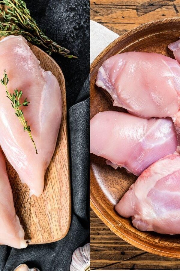 تفاوت ران و سینه مرغ از نظر پروتئین و کالری چیست؟